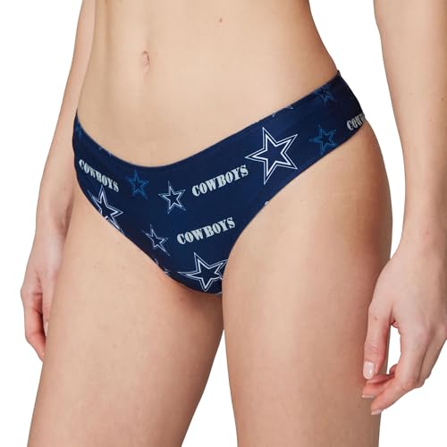 NFL Mosaic All Over Print Thong - Medium / Dallas Cowboys, Navy