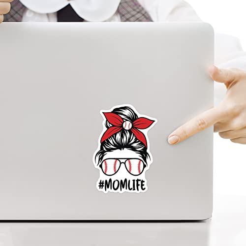 Baseball Mom Life Decals - American Flag Sunglasses - 2 Pack