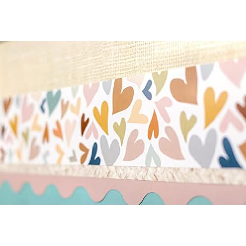 Teacher Created Resources Everyone is Welcome Woven Straight Border Trim (TCR7127), Natural