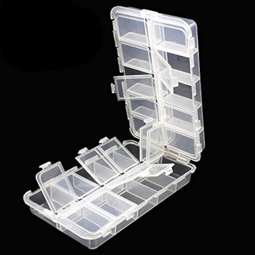 Premium Fishing Tackle Box with 20 Compartments - Adjustable Organizer