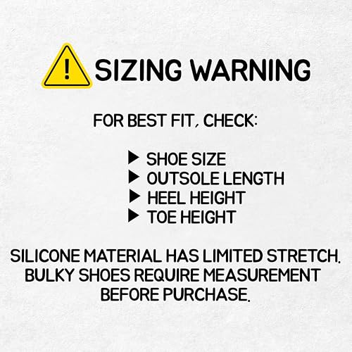 Waterproof Silicone Rubber Shoe Covers - Large Black for Outdoor Use