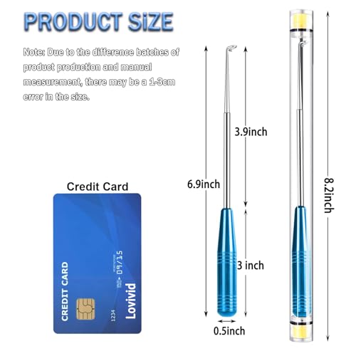 Fishing Hook Remover Tool Set - 4 Quick Removal Devices with Storage Tube - Mix