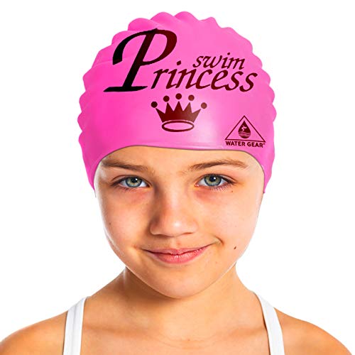 Latex Swim Cap for Girls with Long Hair - Swim Princess