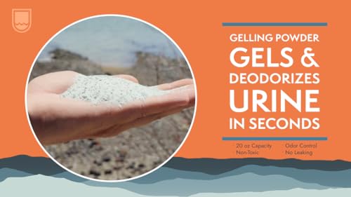 Disposable Urinal Bag Kit with Gelling Powder & Wipes - Portable Unisex Bladder Relief