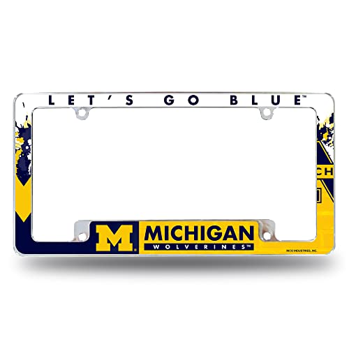 Durable Chrome Automotive License Plate Frame 12" x 6"