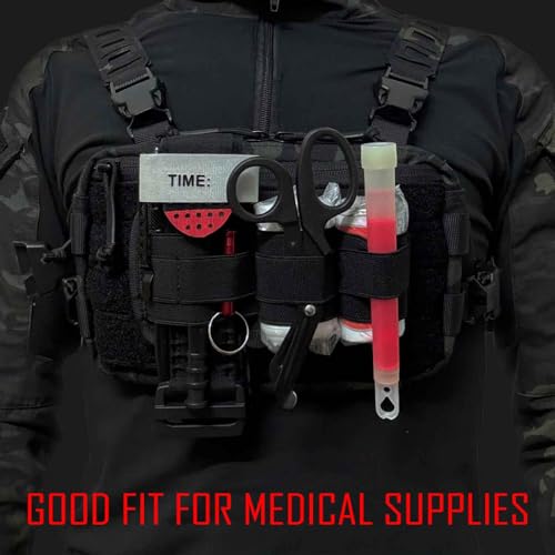 BOSITIVE Black 3-Piece Tactical Modular EDC Organizer Insert & Pouch