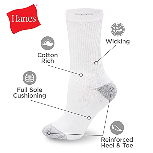 Cushioned Athletic Ankle Socks - 10-Pack for Women