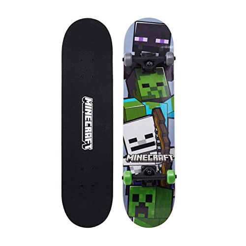 31-Inch Complete Skateboard with 9-Ply Maple Deck & ABEC 5 Bearings