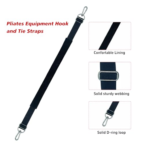Adjustable Pilates Reformer Foot Strap - 27.5" Padded Leg Strap