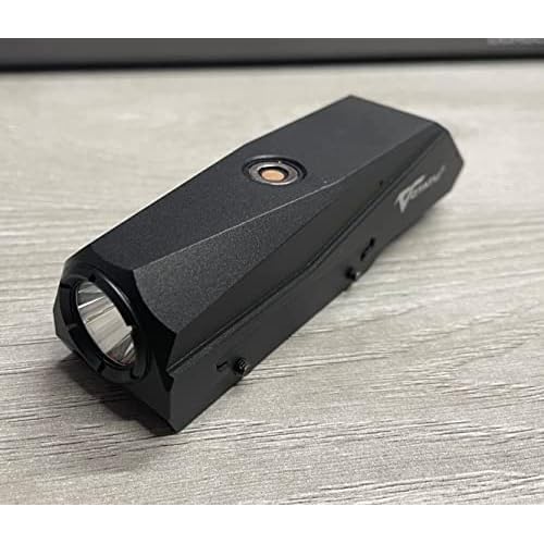 VOTATU PL50 Tactical Flashlight for Rifle - 1450 Lumens Weapon Light Compatible with Picatinny Rail, Magnetic USB Rechargeable, High/Low Modes