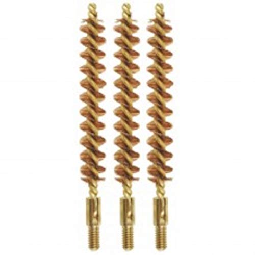 Best Gun Bore Brush .17 Caliber - 3 Pack with Bronze Bristles