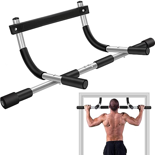 Pull Up Bar for Doorway - Heavy Duty Multi-Grip Exercise Bar - Classic Foam