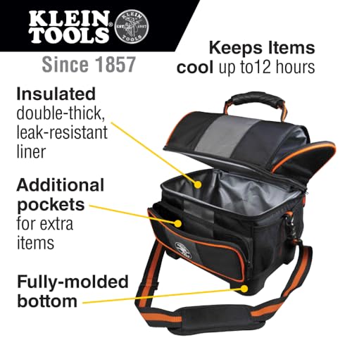 Insulated Lunch Box Cooler - 12-Qt Soft Cooler with 4 Compartments