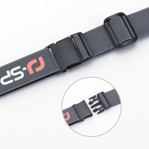 Race Number Belt with 6 Gel Loops for Triathlon - Black