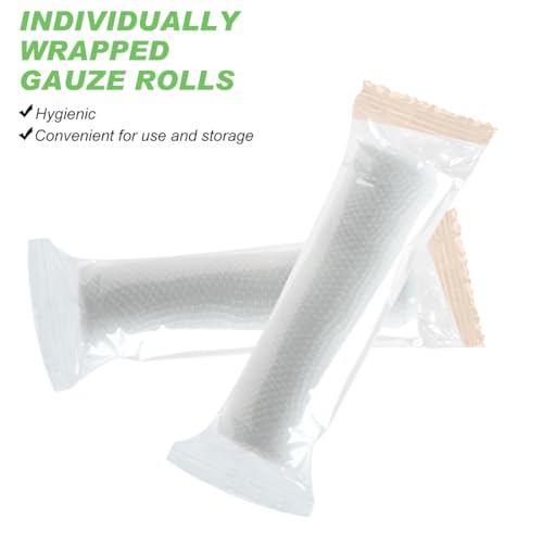 Conforming Stretch Gauze Bandages - 4" x 2.1 Yards, 12 Rolls