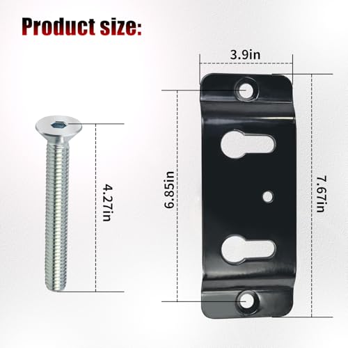 Motorcycle Wheel Chock Trailer-Stop Adapter Kit - Quick Connect/Detach
