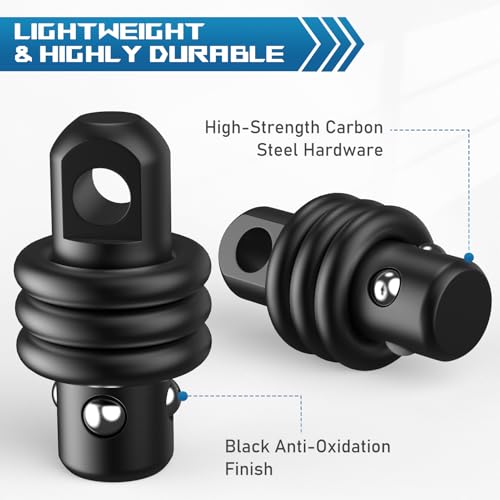 QD Sling Swivel Stud for Mount, Heavy Duty Steel Quick Detach with