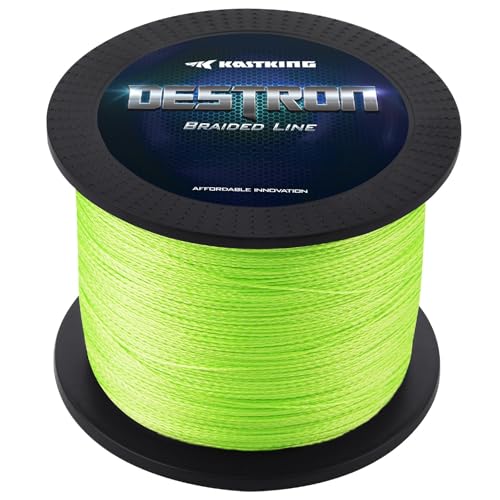 KastKing Destron Braided Fishing Line 10LB Grass Green 150 Yards Ultra-Strong & Thin