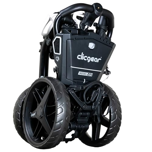 Clicgear Model 4.5 Golf Push Cart - Premium 3-Wheel Black