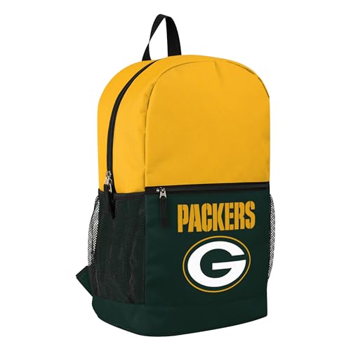 NFL Green Bay Packers Team Color Block Backpack - One Size