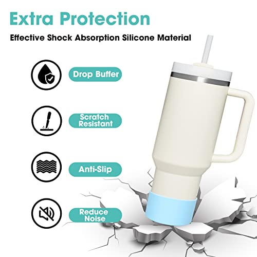 Silicone Protective Boot Cover for Tumblers - 2 Pack - Black