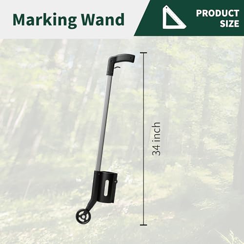 34-Inch Marking Paint Wand for Inverted Spray Paint Cans - Black