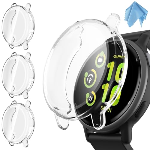 Garmin Vivoactive 5 Screen Protector Case - Clear x 3 Packs