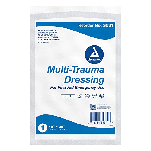 Multi-Trauma Dressing, 10" x 30" - Individually Sterile Packed, 1 Count