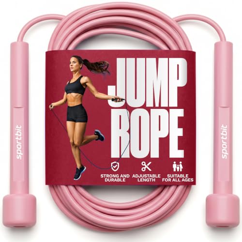 Adjustable Jump Rope for Fitness, Cardio & Boxing Training