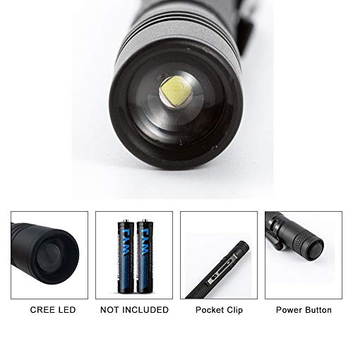 Zoomable Pen Flashlight - 3 Modes, 150 Lumen, 1 PCS