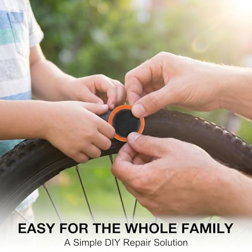 Bike Tire Repair Kit - 66PCS Puncture Patch Set with Tools