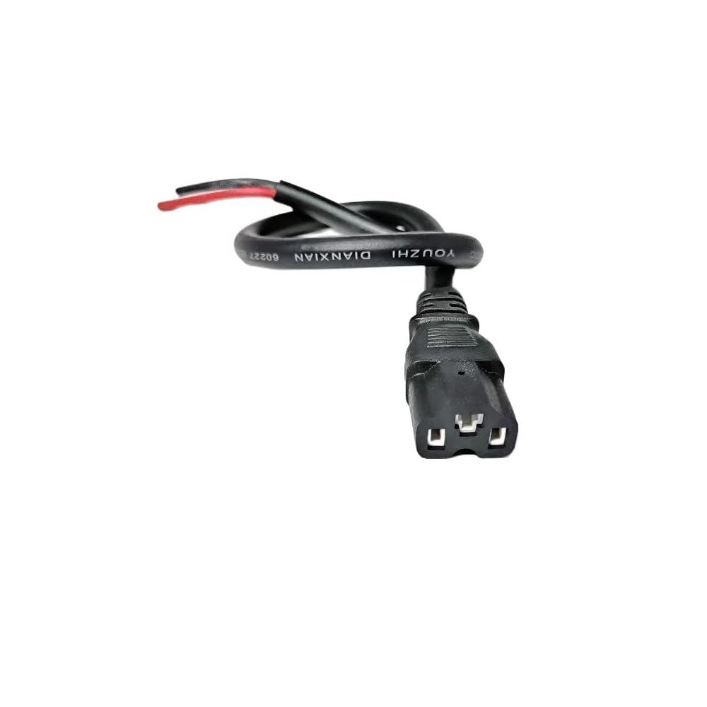 YUYUEMI Charging Socket for E-Bike Battery Charger with Universal Three Hole 12AWG Electric Vehicle Connector Plug Electric Scooter Charging Port