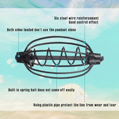 SiliFine 20g Black Method Feeders for Carp Fishing - Pack of 10