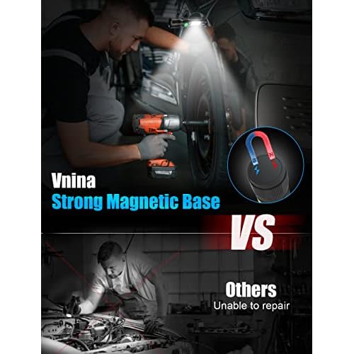 UV Rechargeable Flashlights Tactical,1000 High Lumens 3 in 1 LED Black Light Flashlight -Magnetic Base/Sidelight/Zoomable, Bright Pocket Flash Light for Stains Detection Camping Emergency,2PCS