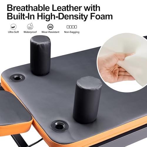 Foldable Pilates Reformer with Jump Board - Home Gym Equipment