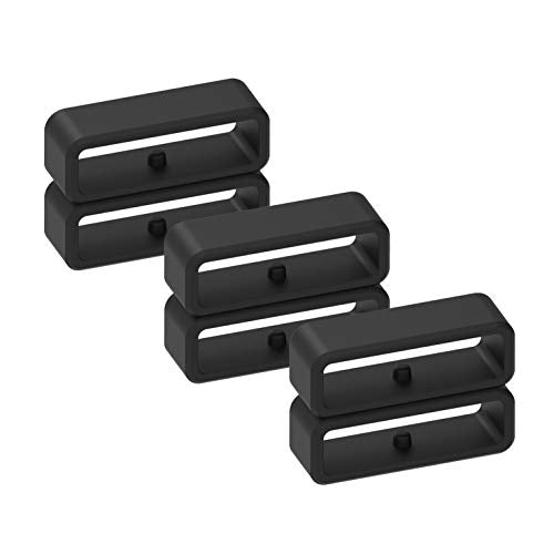 Silicone Fastener Rings for Garmin Forerunner Watches - 6-Pack