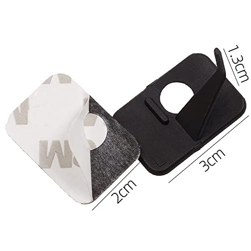 6pcs Black Plastic Arrow Rest for Left Hand Recurve Bow