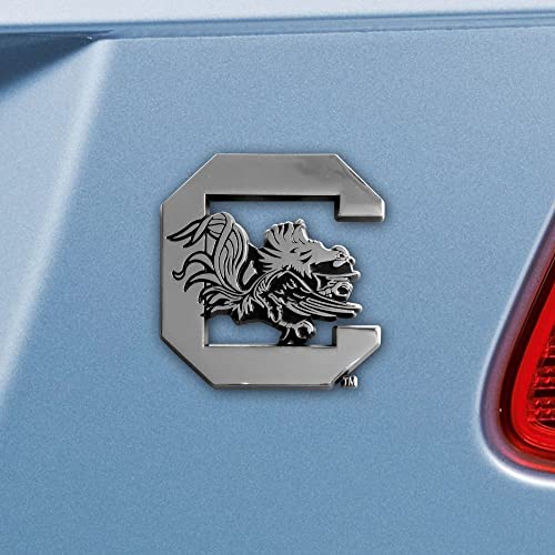South Carolina Gamecocks Chrome Emblem - 3"x3"
