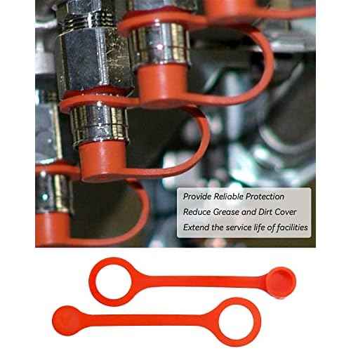 Rubber Blow Off Caps Fit for Ansul R102 Piranha Industrial Kitchen Fire Suppression Nozzles Suppression Vent A Hood Systems Grease Caps Kit, 20 Caps