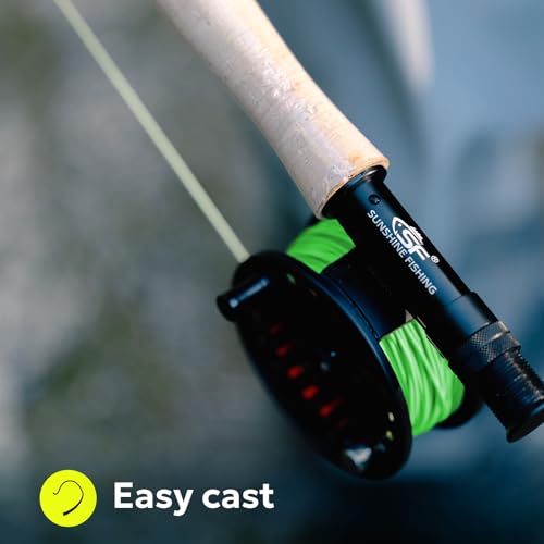 Weight Forward Floating Fly Fishing Line - WF5F 100FT - Lemon Green