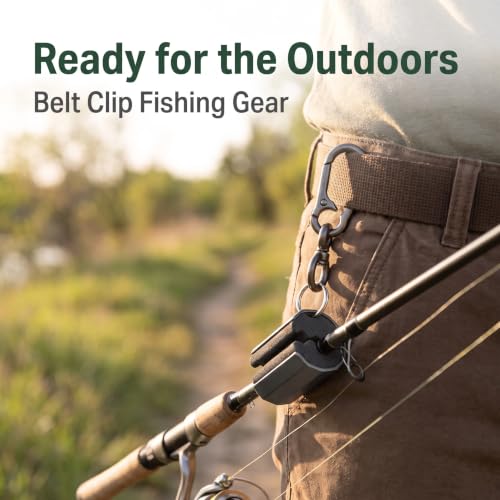 Lightweight Fishing Rod Holder Clips - Hands-Free Outdoor Accessory