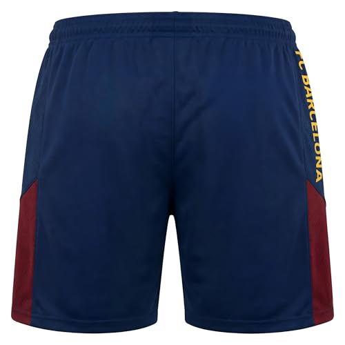FC Barcelona Soccer Shorts for Men - Medium, Navy