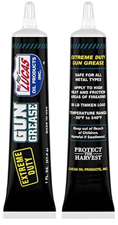 Lucas Extreme Duty 4oz Bore Solvent, Gun Oil, CLP & 1oz Needle Oiler, Grease Tube