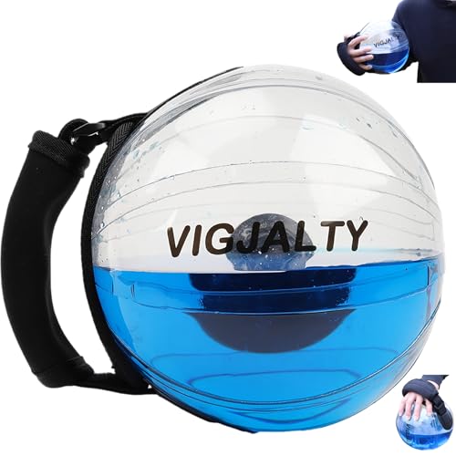 VIGJALTY Aqua Water Weights Bag for Arm & Shoulder Rehab - Clear, 12 lbs