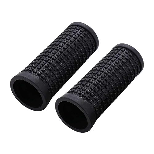 Bicycle Handlebar Grips - Black Protective Covers for 22.2mm
