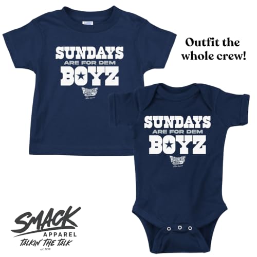 Dallas Football Baby Bodysuit - Navy, 6 Months