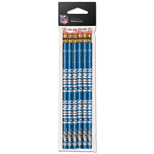 Detroit Lions NFL Pencil Set - 6 Pack