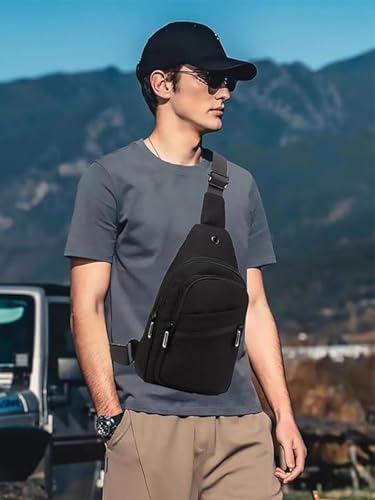 EVANCARY Crossbody Bags Small Sling Bag for Men Women Travel Hiking