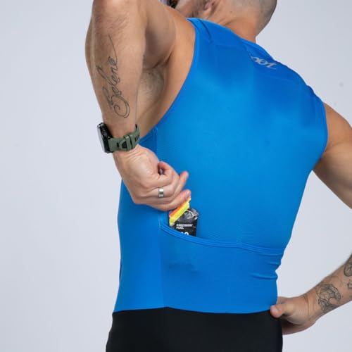 Men's Triathlon Sleeveless Racesuit | Quick-Dry with Chamois