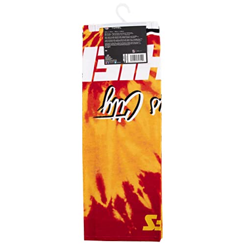 Kansas City Chiefs Beach Towel - 30" x 60" Psychedelic Design